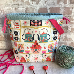 Strawberry Tea Project Bag